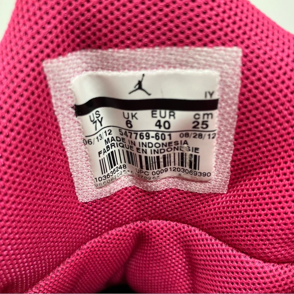 Nike Air Jordan Flight Pink and Black Sneakers